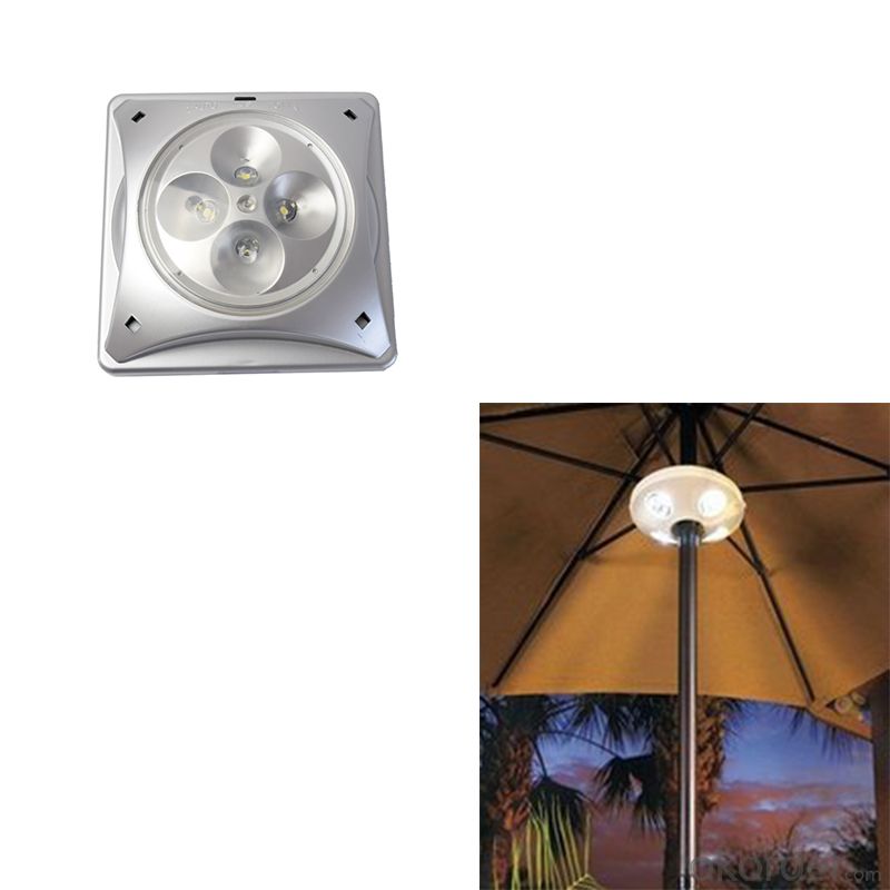 UL Listed LED Solar Umbrella Light for Decorative Holiday