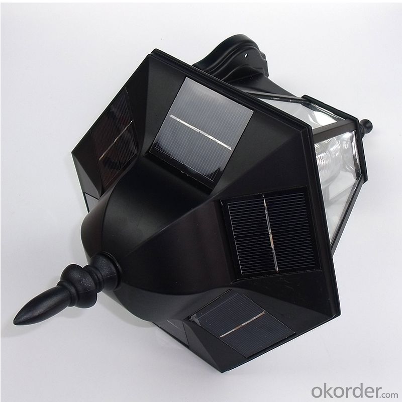 UL Listed Special Designed Solar Post Lamp Soalr Post Lantern for Garden with Exquisite Design