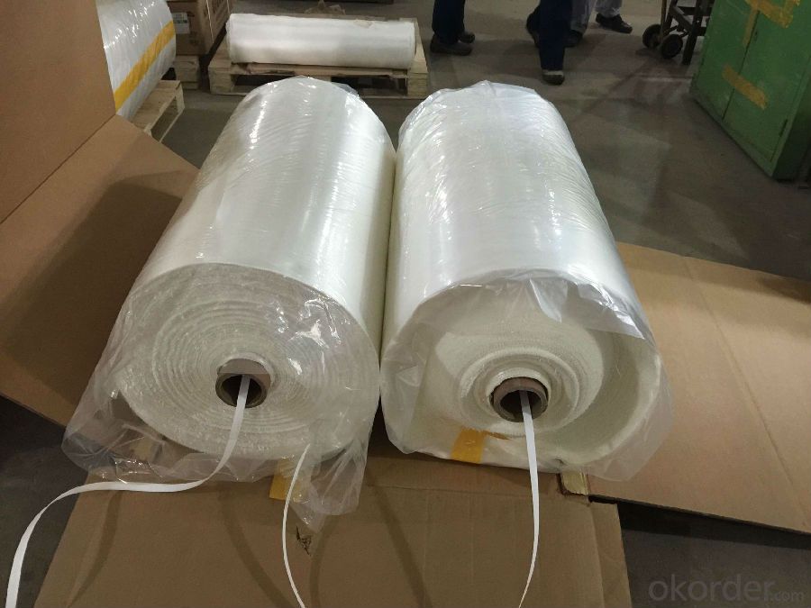 High silica fiberglass cloth resisting 1000Centigrade