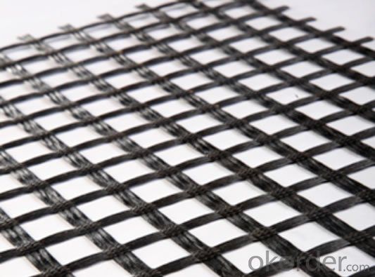 High Tensile Strength Fiberglass Geogrid in Civil Engineering ConstructionMade in China