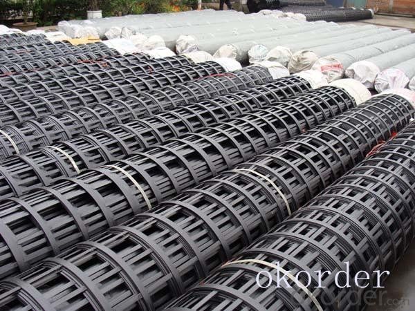 Light Weight PP Plastic Polypropylene Geogrid Biaxial Geogrid Made in China