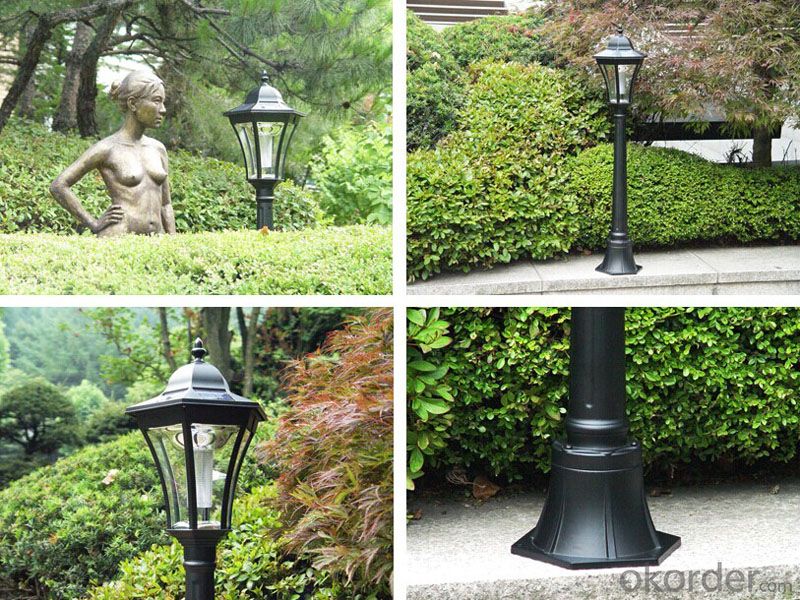 Super Bright Decorative Lamp Post Solar Garden Lamp Post real-time