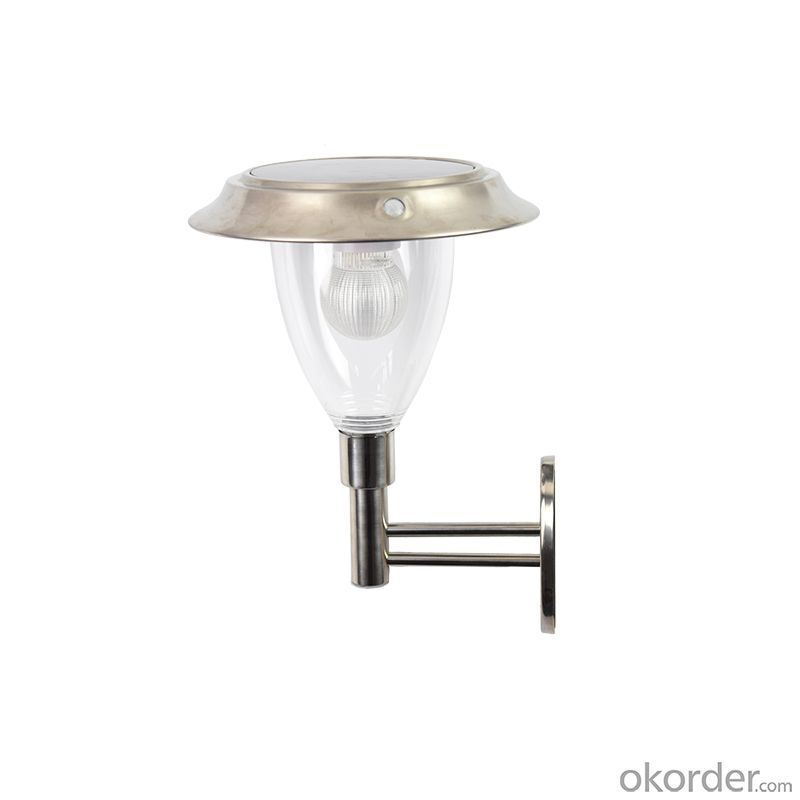 Solar Wall Light with PIR Motion Sensor with Exquisite Design