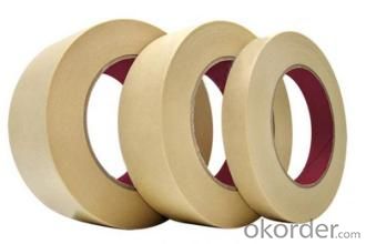 single sided hot melt rubber adhesive masking tape