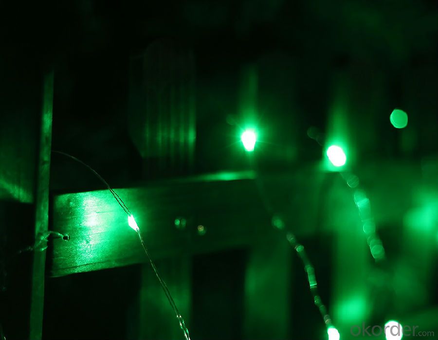 Green Fairy Light Flexible Led Mini Copper Wire String Lights Led Christmas Lights