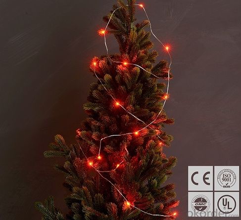 Red Fairy Light Flexible Led Mini Copper Wire String Lights Led Christmas Lights