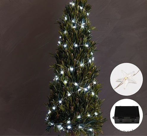 Green Battery Operated LED Copper Wire String Lights for  Holidays Party Wedding Decoration