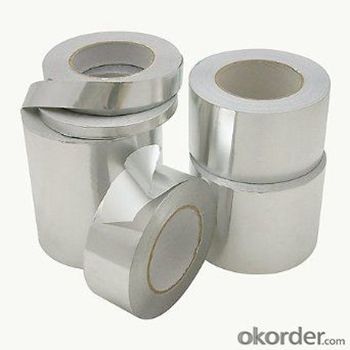 Aluminum Foil Tape Silver Pressure Sensitive No Printing