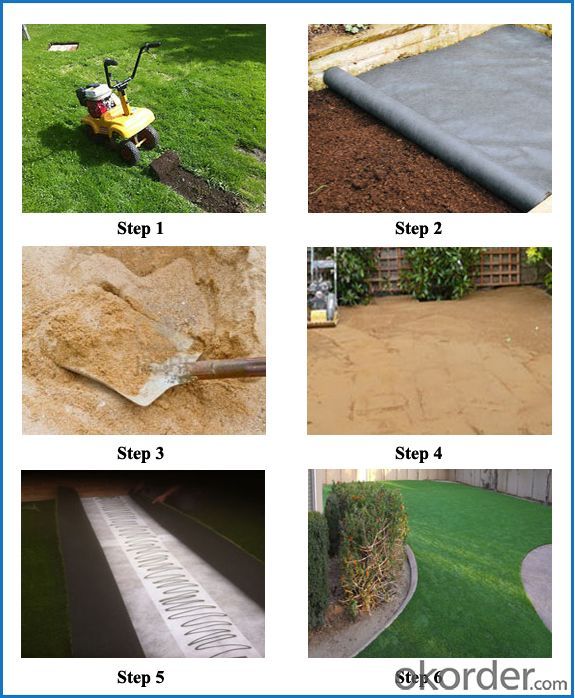 Artificial Grass for Builiding  Play Ground Recycled Professional Turf