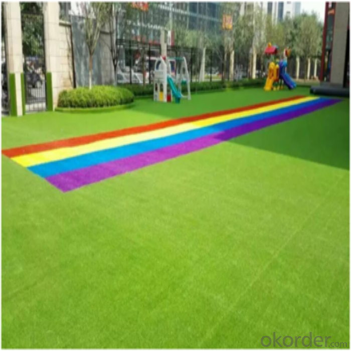 Artificial Grass  Beautiful Green Kindergarten Decoration Landscape