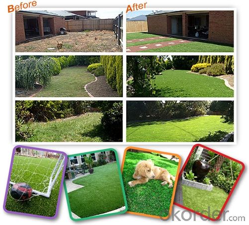 Sand filled artificial turf with high quality