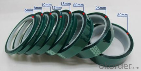 High Temperature Polyester Silicone  Masking Tape Used for Sealing