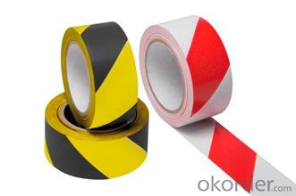 PVC Warning Adhesive Tapes Road Safety and Single - Sided