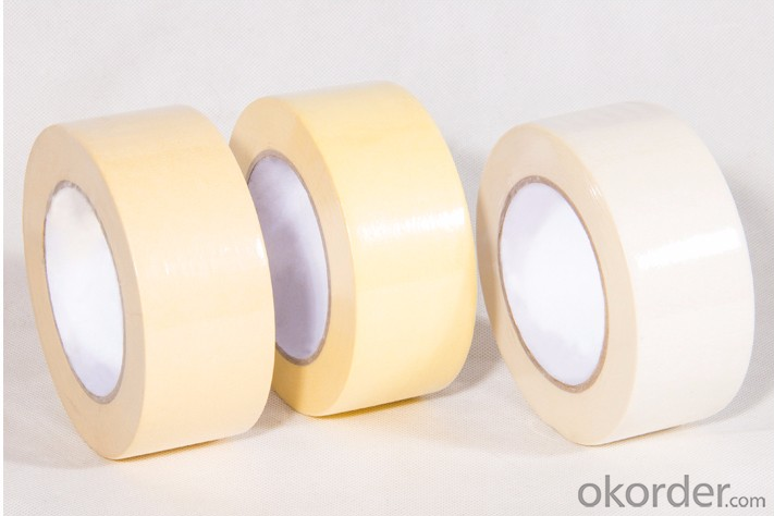 Single Side Rubber Adhesive Crepe Paper Masking Tape