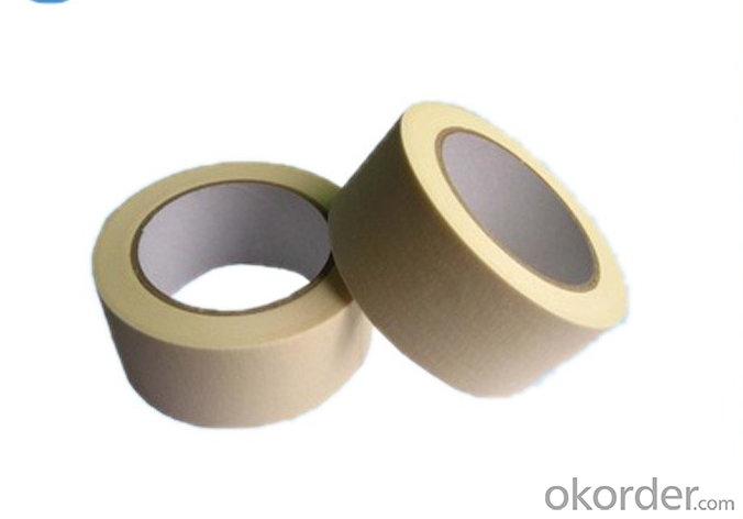 No Residue Creped Paper Automotive Masking Tape