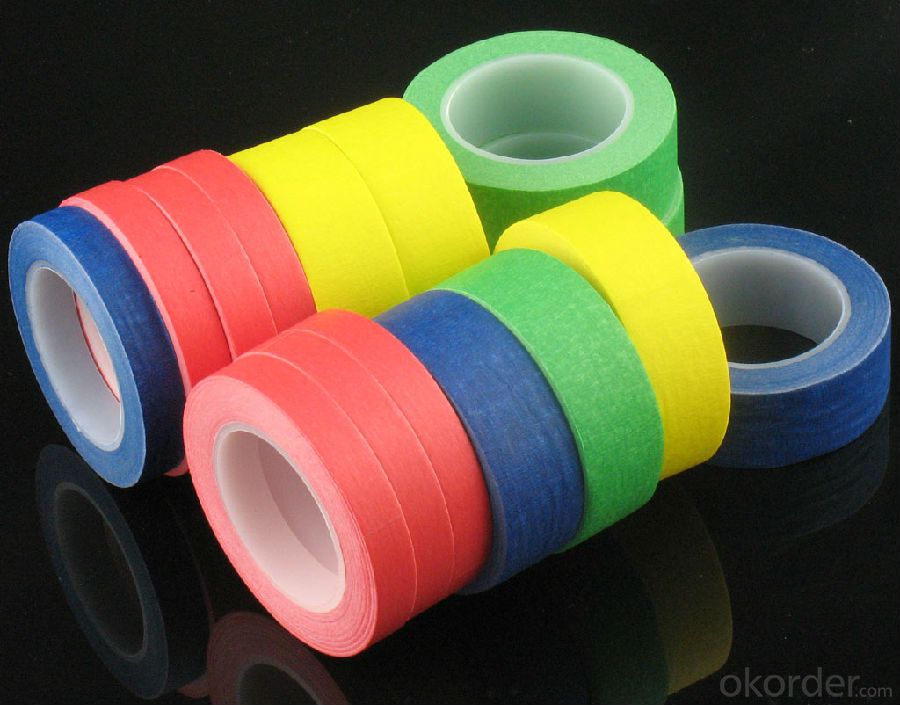 Single Side Rubber Adhesive Crepe Paper Masking Tape