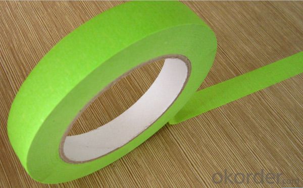 Heat-Resistant Masking Tape for Paint Decoration Masking Crepe Paper with Various Specification