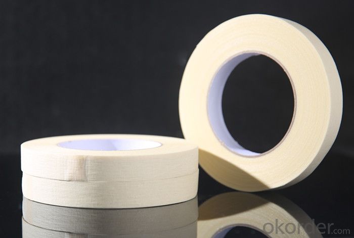 Colorful Skin Crepe Paper Masking Tape with Rubber