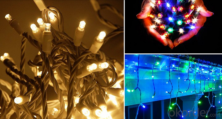 Wide Angle 5mm LED Battery String Lights Christmas Light