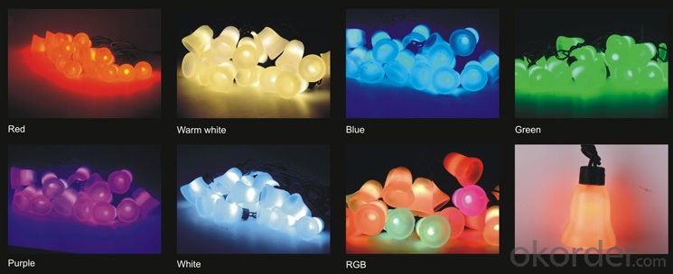 Wide Angle 5mm LED Battery String Lights