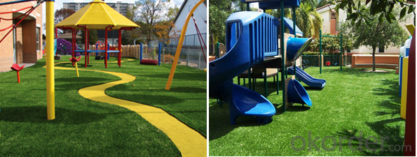 Landscaping Synthetic Grass for Children and Kindergarten
