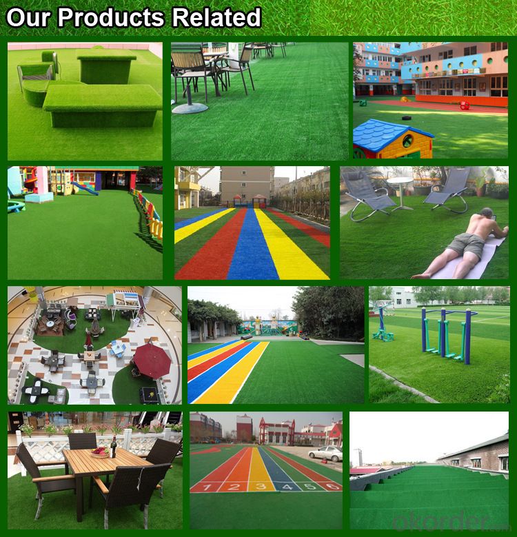 Anti-UV Landscape Decoration Synthetic Artificial Grass for  Kindergarten