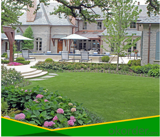 Synthetic Artificial Grass Landscape Decoration  for Garden