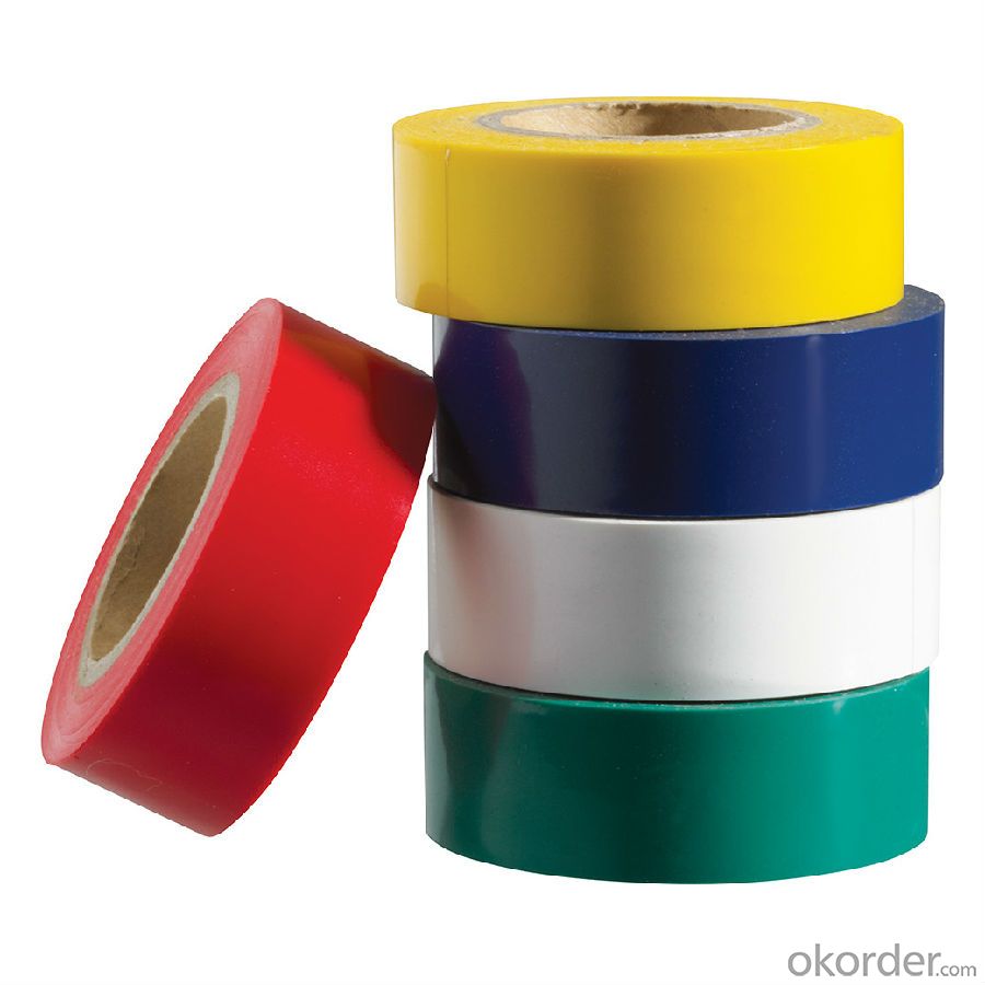Colorful Skin Black PVC Electrical Tape with Customized Logo