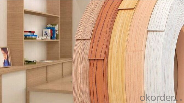 Waterproof Laminate Wood Furniture PVC Edge Banding Tape