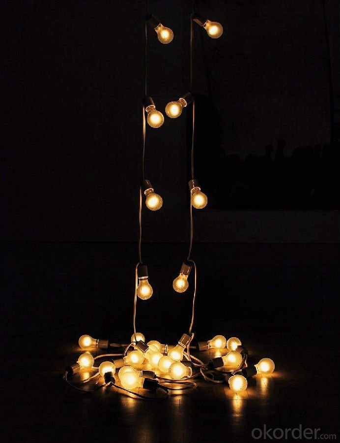 25ft G40 Clear Globe Bulbs Patio String Lights Indoor/ Outdoor String Lights