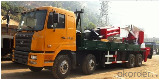 Lorry-mounted Crane, Articulating boom lift