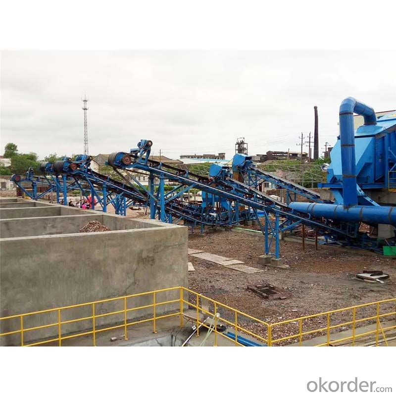 Construction waste disposal system of 100-800T/H