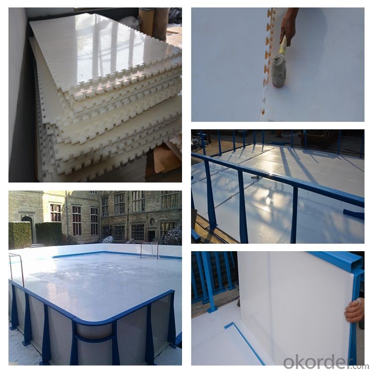 Factory Sales UHMWPE Synthetic Ice Rink Board
