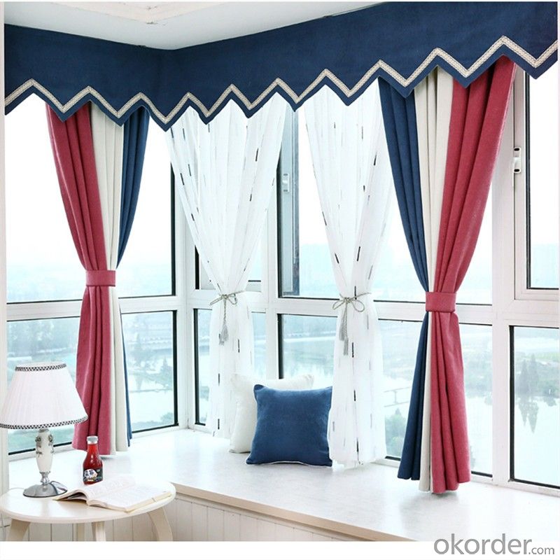 Polyester blackout curtain fabric for Window