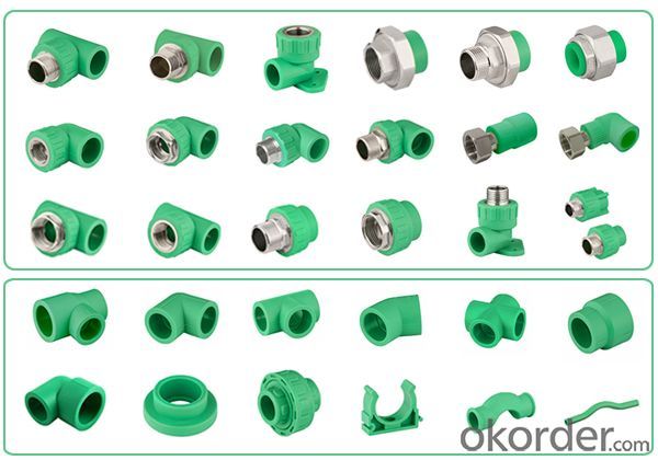 Plastic PPR Pipe Fitting Female Threaded Tee  use in Hot&Cold Water