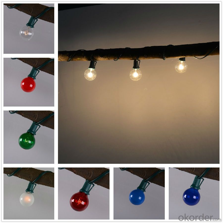 2017 New S14 Incandescent Bulb Light String for Outdoor Indoor Wedding Christmas Party Decoration