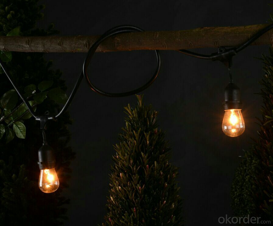 White S14 LED Bulb Light String for Outdoor Indoor Garden Party Festival Decoration