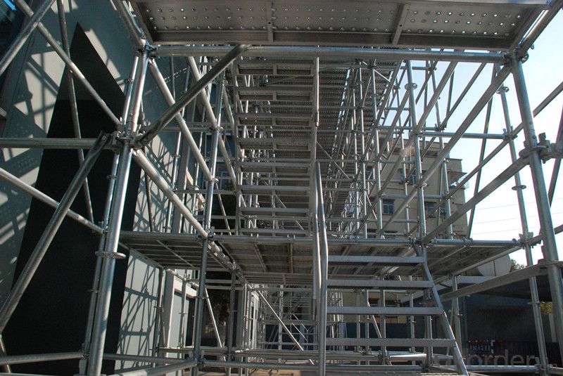 Carbon steel scaffolding ring lock system