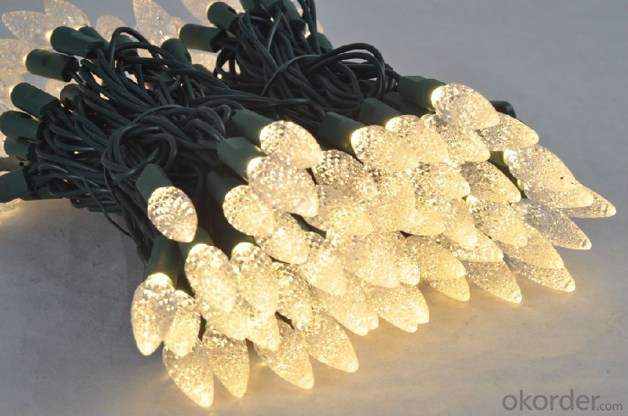 Water-proof C6 Led Light String with for Outdoor Indoor Wedding Christmas Garden Decoration