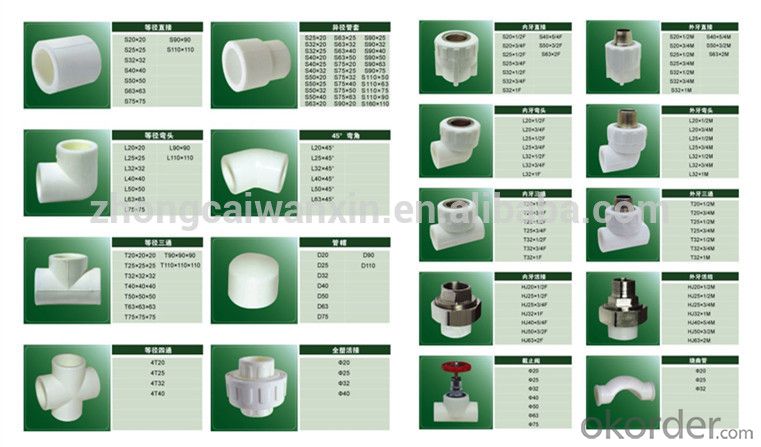 Manufacturers hot Sale Plumbing Materials Water Supply ppr Pipes