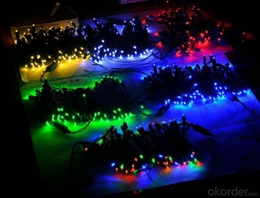 Colorful  Led Light String for Outdoor Indoor Parties or Holiday Decoration