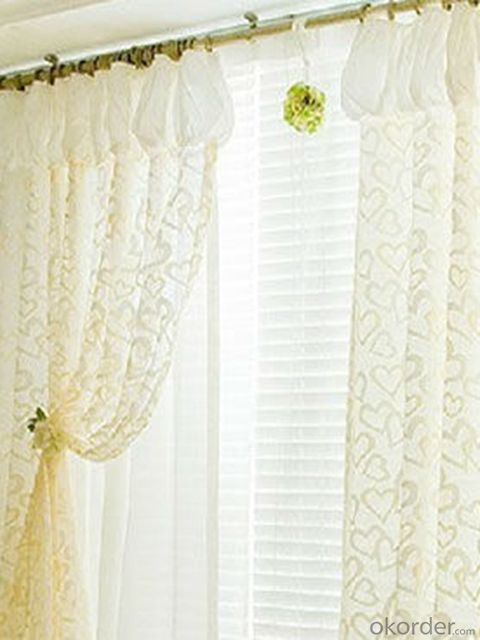 Window Blinds with Modern Decorative Lace for Living Room