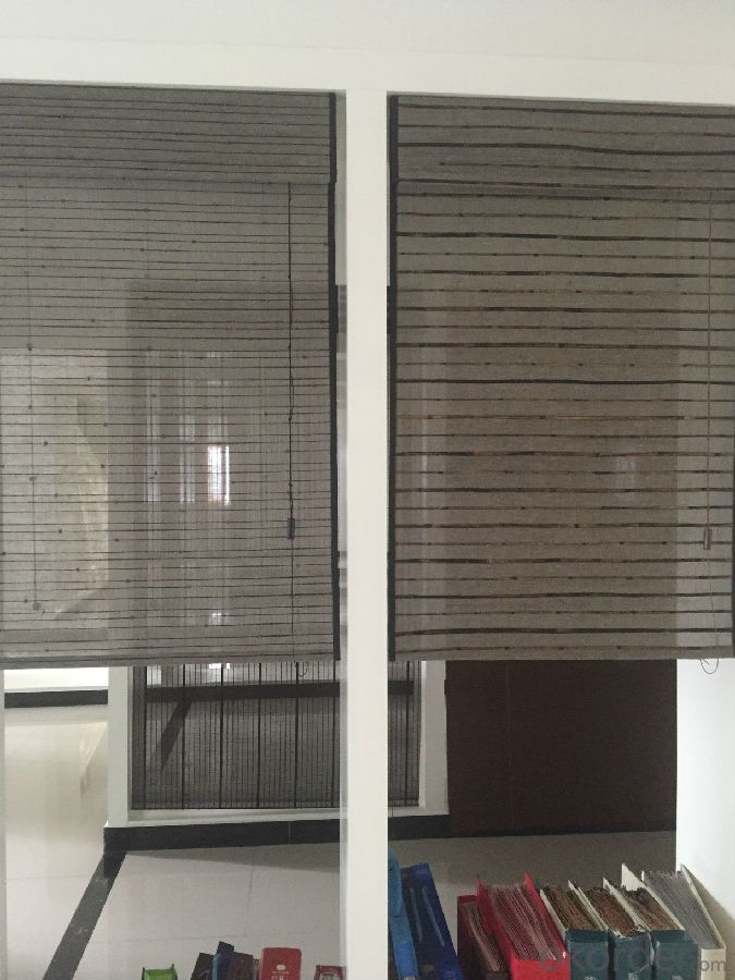 roller blind with double fabrics customized  for home decoration