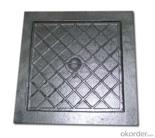 Ductile Cast Iron Square Double Seal Manhole Cover & Frame
