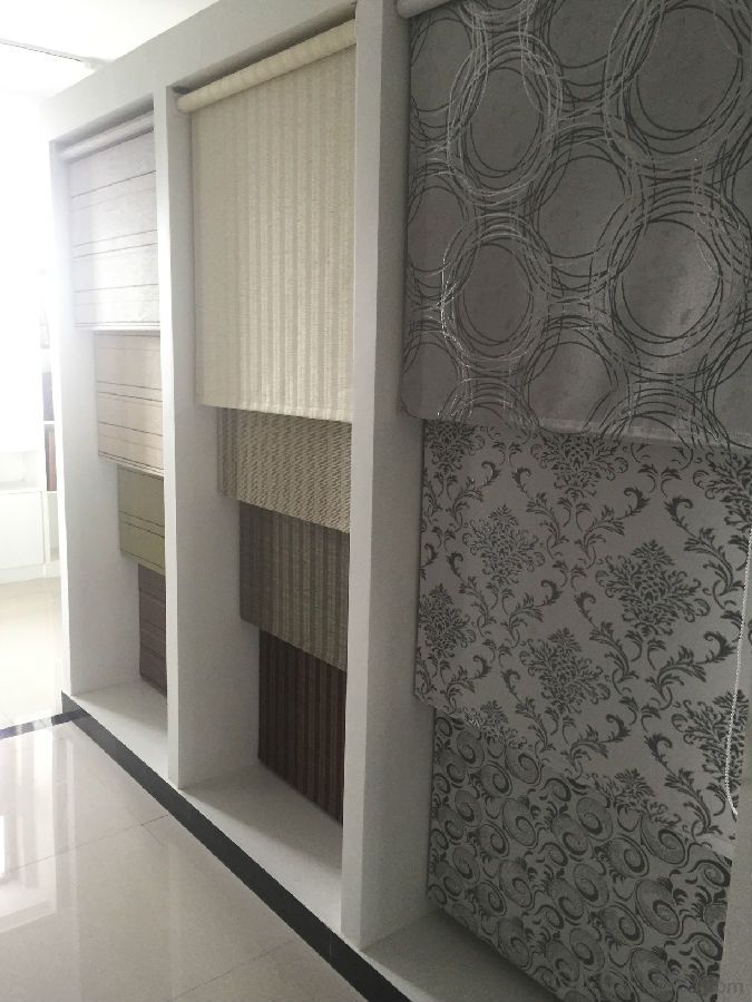 roller blind with plastic waterproof customized for window