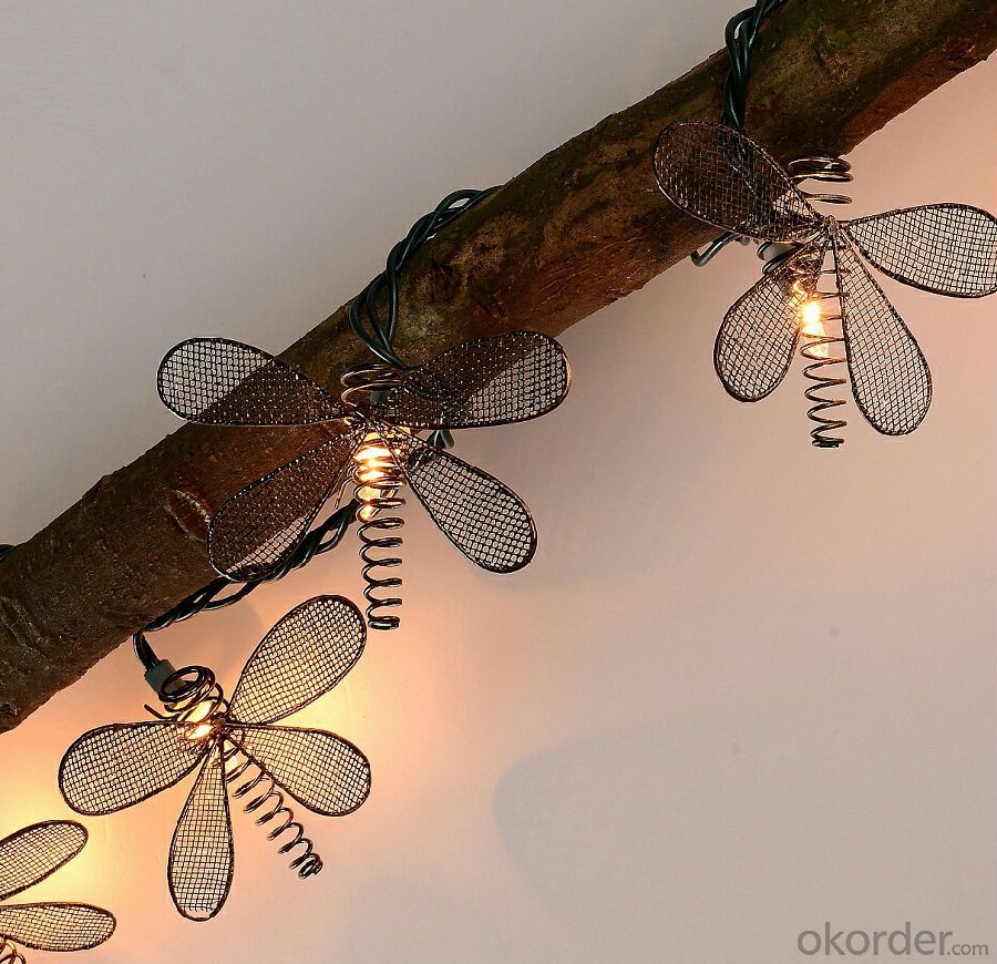 Dragonfly Light String LED Light String for Outdoor Indoor Party Festival Halloween Decoration