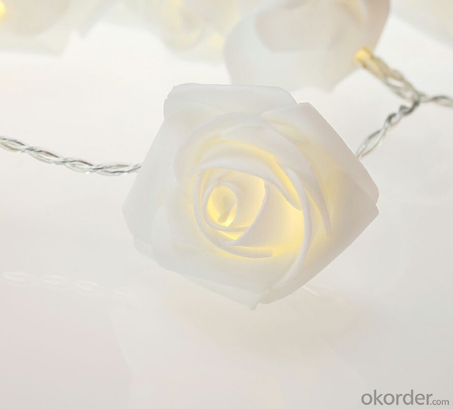 Rose -shaped String Led Lights for  Wedding  Decoration