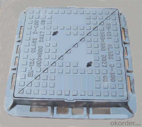 Ductile Iron Manhole Cover with Hinge and Lock EN124
