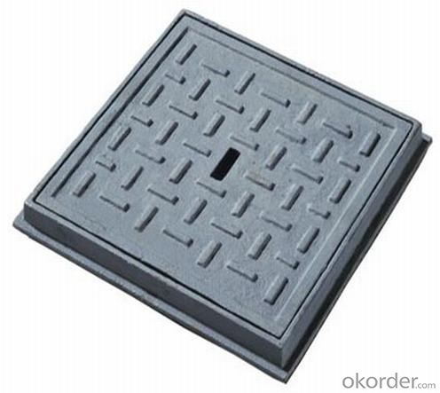 Ductile Iron Manhole Cover EN124 Standard with Square or Round