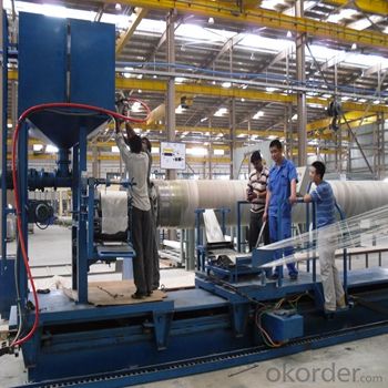 FRP Fiber Reinforced Plastic Pipe flexible making machine with high quality